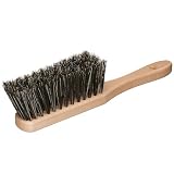 11.2' Hand Broom Soft Bristles Cleaning Brush, Dusting Brush with Wooden Handle, Handheld Car Broom, Small...