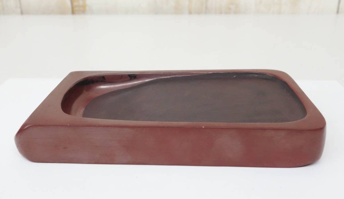 Amazon.co.jp: 伝統工藝 工芸美術 書道 紫雲石硯 高級天然石硯