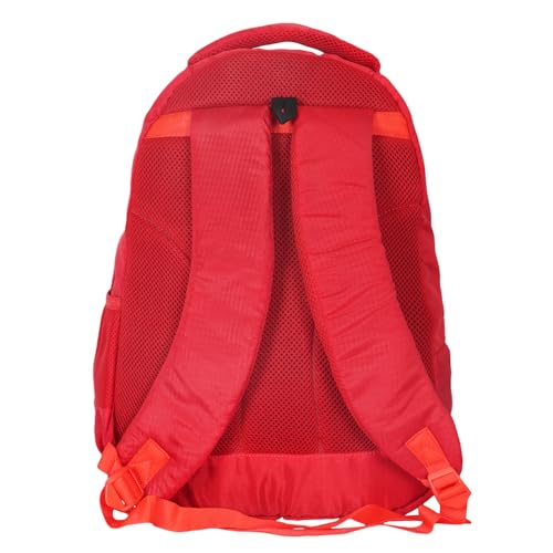 Image of Printed Backpack for School, Office & College | Polyester Turquoise Tuition Case for Adults| Comfortable Bags for Girls & Boys | Carry-On with Bottle Holder Pocket - 2 Main Compartments