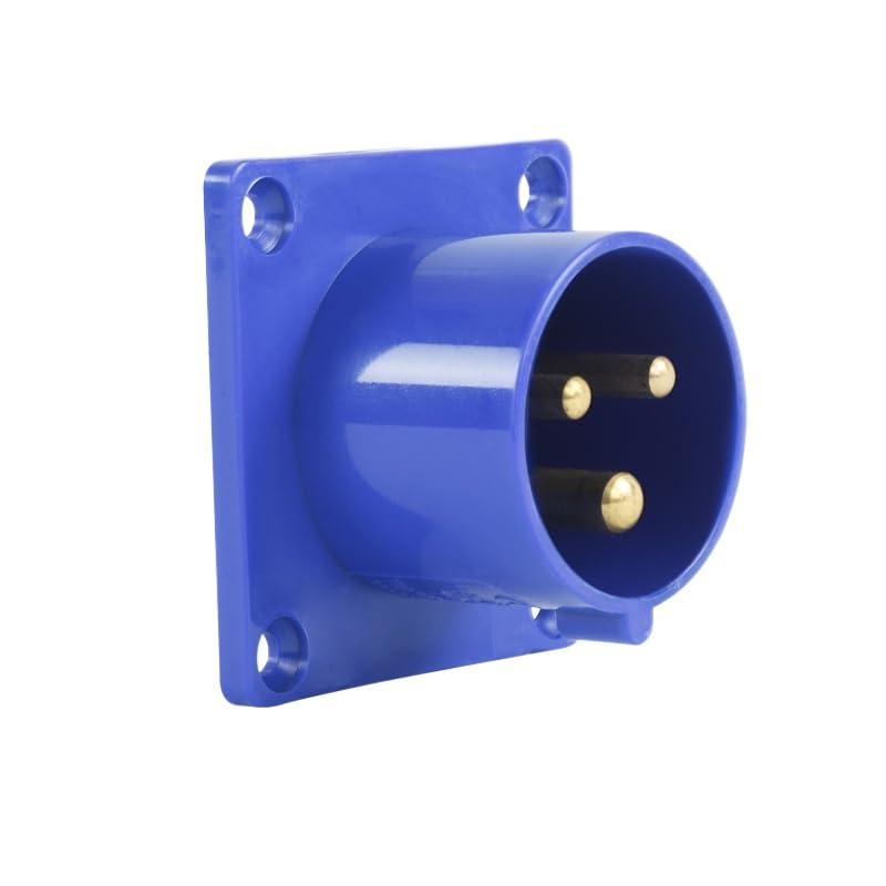 Conector de aviación impermeable de 3 pines macho hembra industrial de 4 orificios