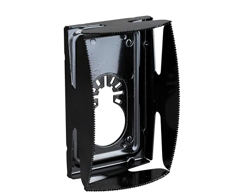 Jonard Tools EBC-363 Low Voltage Electrical Box Cutter, Single Gang- Precision Drywall Cutting, Fits Most Multi-Tools, Stamped Steel Construction