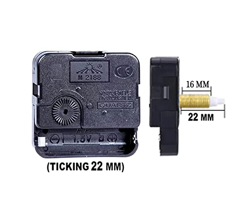 Image of Plastic Quartz Machine for Big Size Digital Wall Clock,Battery Operated,Clock Movement Machine 28 MM (Quartz Machine), Grey