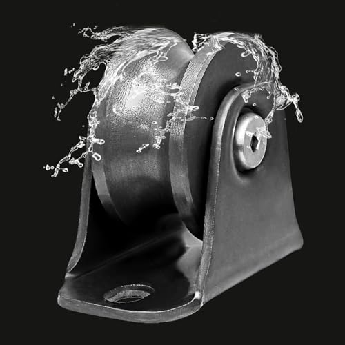carrucole per funi metalliche, Puleggia con scanalatura a U a doppio cuscinetto for fune metallica e porte scorrevoli, dimensioni multiple(98mm)