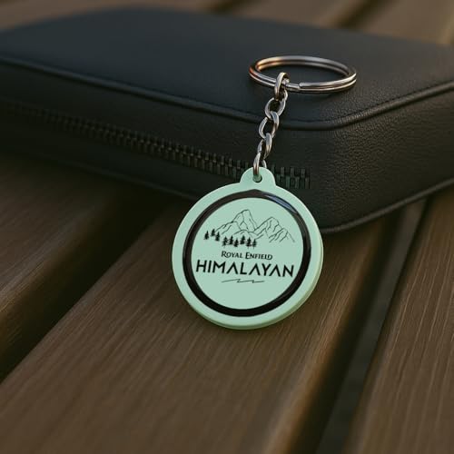 Image of Mi Glow Store Glow in Dark Keychain for Bike Men | Gift for Man | Bike Accessories | Charges in Light Glows in Dark | Key chain for Bike