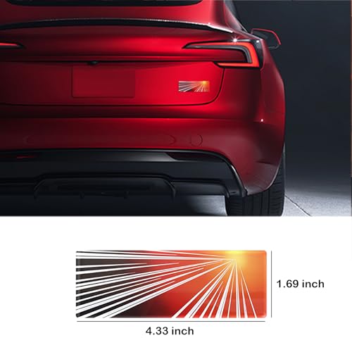 Image of Emblem Stickers Compatible with Tesla Model 3 Y X S Cybertruck, Performance Edition Ludicrous Decal for Rear Trunk Accessories Sticker Decal Decorations