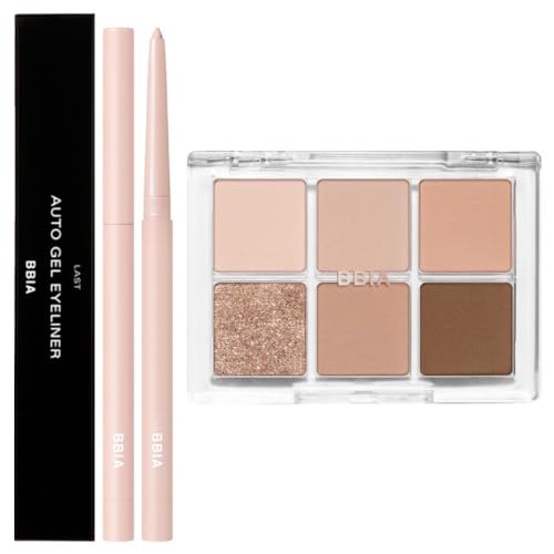BBIA Last Auto Gel Eyeliner + Ready To Wear Eye Palette Bundle Set miniatura 1