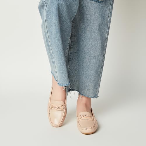 Image of Women's Business Loafers Work Casual Flats Shoes Lightweight Penny PU Leather Slip On Walking Shoes