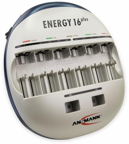 Ansmann 5207123/US Energy 16 Plus Battery Charger Maintenance Device