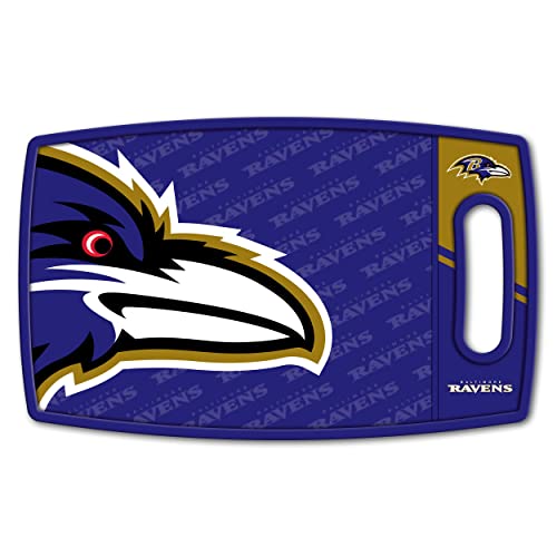 Image of YouTheFan NFL Baltimore Ravens Logo Series Cutting Board