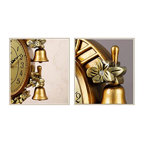 Reloj pendulum de mesa blanco estilo vintage para decoración de casa y despacho 4