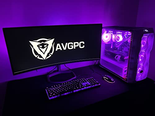 Avgpc Blizzard Gaming Computer Pc 4.6 Ghz Amd Ryzen 7 5700G 8-Core Rtx 3060Ti 8Gb Gpu With 240Mm Liquid Cooler 16Gb Ram Ddr4 3200Mhz 1Tb Nvme M.2 Ssd Wifi Ac Bluetooth Windows 10 (Blizzard 2) #TOP4