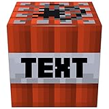 Elbeffekt TNT Lampe aus Holz - personalisierbares Geschenk für Jungen - Bilder Kinderzimmer Jungen - personalisierbar zum Hinstellen/Aufhängen - Gaming Room - persönliches Geschenk