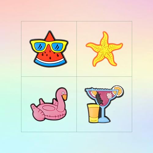 Image of CUNUEN Cute Animals Charms for Clogs Shoe Decoration