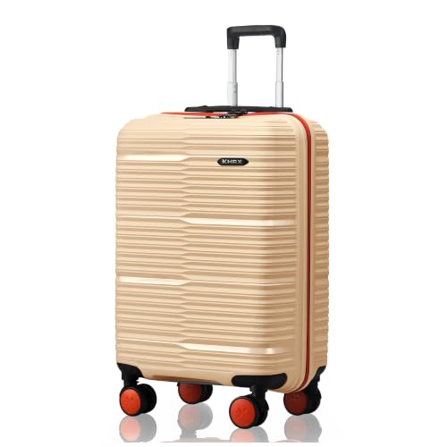 HRX Zanzibar Cabin Size Beige Polypropylene Hard Shell Suitcase - Image 2