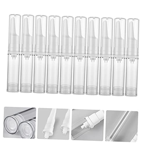 FRCOLOR 10 Pcs Garrafa De Vácuo De Creme Para Os Olhos Garrafas Cosméticas Sem Ar Contêiner De Armaz