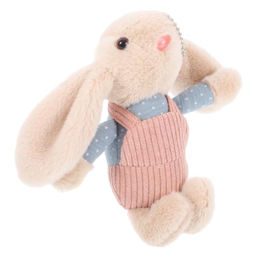 KICHOUSE Conejo de Peluche de Juguete muñecas para niñas Peluches Divertidos Muñeco Suave para bebé Juguete de Peluche Llavero Conejito de Peluche Mini Juguetes de Conejo algodón PP