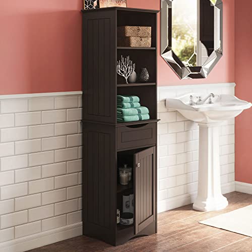 Riverridge, Espresso Ashland Tall Cabinet #TOP1