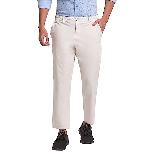Image of Parx Men's Regular Fit Cotton Casual Pant (XMTZ03357K8 Black)