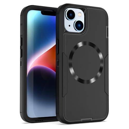 showdd Designed for iPhone 14 Case/iPhone 13 Case,Black