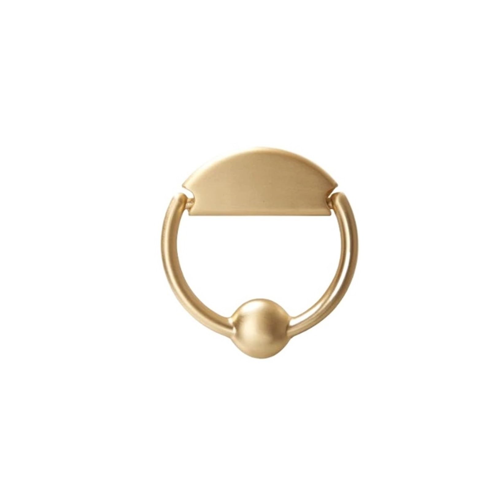 IKLAAQETBXPS Gold Alloy Cabinet Drawer Pull Knobs Kitchen Furniture Hardware for Dresser and Cupboard Door(Handle-16mm)