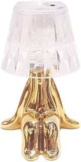 مصباح شمعة - مصباح LED رومانسي يعمل بالبطارية - تصميم انساني فاخر - اضاءة ديكور للمكتب وغرفة النوم والارفف - لون وردي - قطعة واحدة