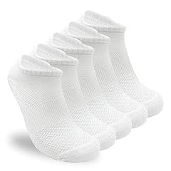 5pairs White Thick Sole