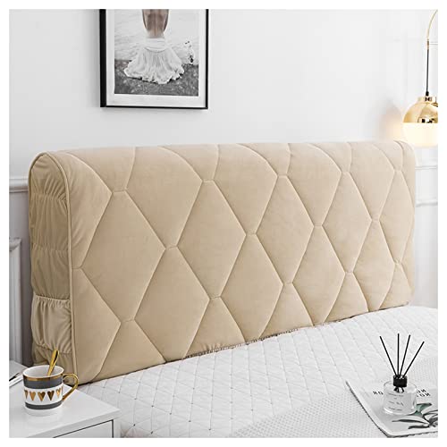 Cubierta de cabecera, Engrosada Todo Incluido Instalación de cabecera Acolchada Doble/Cama Individual Cama elástica Cubierta Protectora Cubierta de protección contra el Polvo Cover