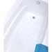 Adhesive Starburst Bath Treads-Clear, 21 Count
