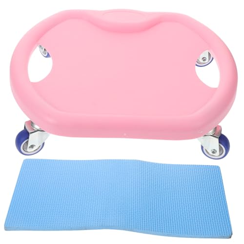 Placa abdominal de fitness para evitar dolores de espalda alta con discos deslizantes estables