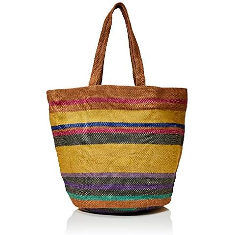 Turtle Bags Ocre Beach Bag with Cotton Lining and Inner Pocket 25 g Cover