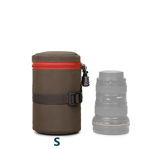 HomyWord Portable dick gepolstert Schutz wasserdicht haltbar Nylon Objektiv Tasche / Objektiv Fall für Canon 16-35 mm 27-70 mm 85 mm 70-300 mm, für Nikon 18-300 mm 28-300 mm 17-55 mm 14-24 mm Cover