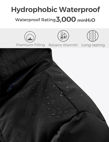 wantdo Women's Long Quilted Winter Coat Thicken Puffer Jacket with Faux Fur Hood - Image 6