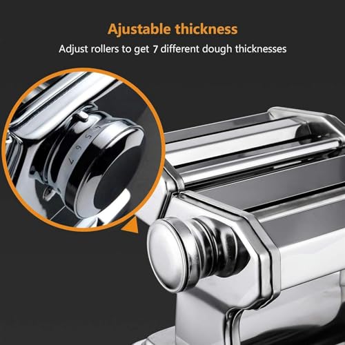 Machine à pâtes avec presse électrique et extrudeuse en acier inoxydable - 3