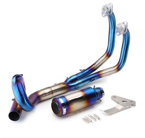 Silencieux moto pour Yamaha MT07 réduction de poids et sonorité profonde style 3