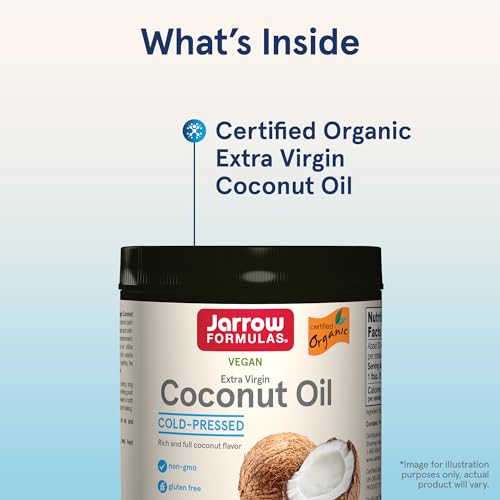 image for Jarrow Formulas Extra Virgin Coconut Oil, Made with Organic Extra Virg