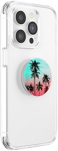 Vista 50 de PopSockets - Agarre para teléfono con soporte expandible, agarre adhesivo - Moon Horizon Horizonte de la Luna