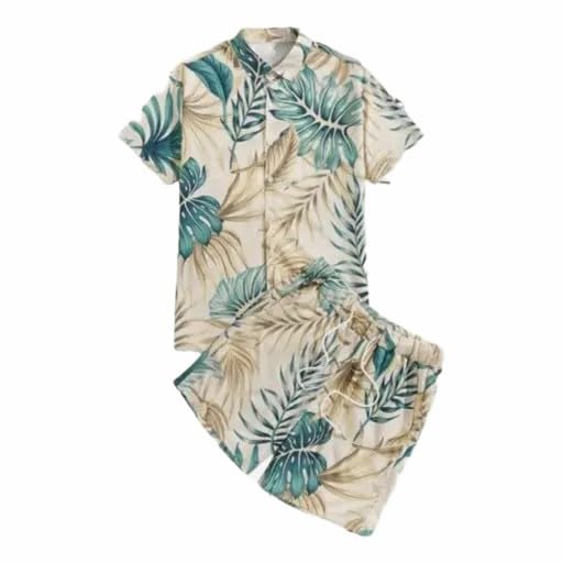 Men's Nightwear || Mens Printed Night Suits || Night Suit Co-Ord Set for Mens Off-White-image-18
