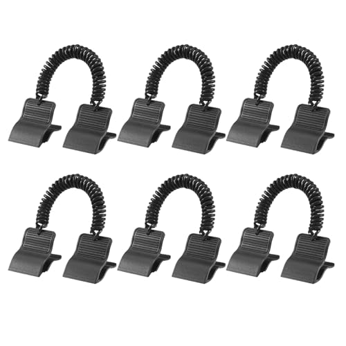 Genérico Grapas de de Piscina 6 Piezas | Fijaciones para Lonas de Piscina Fuera del Suelo | Kit de fijación Accesorio para jardín, terraza, SPA Invierno, Manguera de riego natación