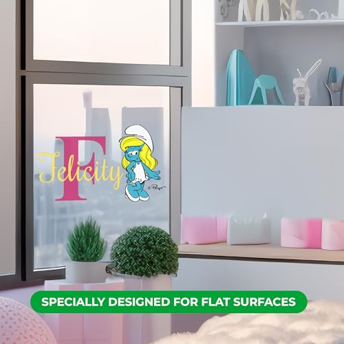 Vinilo decorativo personalizado Los Pitufos para pared miniatura 3