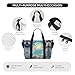 Cloudy Sky Printed women's handbag, portable crossbody bag, suitable for fitness, travel.