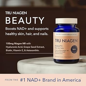 TRU NIAGEN PRO Whole-Body Benefits Bundle | 1,000mg NAD + Beauty for Skin, Hair & Nails + Immune Defense