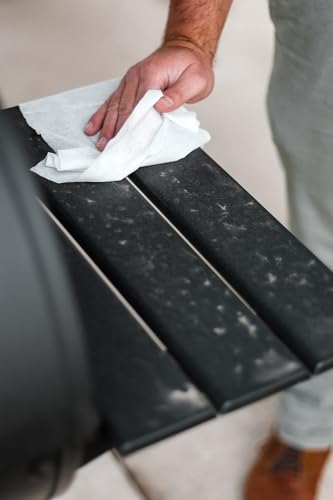Image of Crocodile Cloth Grill - 80 (15 inch x 10 inch) Plant-based Cleaning Wipes. Safe on Skin & Multiple Surfaces. Infused with Aloe & Vitamin E. Large, Pre-Moistened & Absorbent.