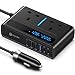 8 in 1 200W Car Power Inverter 12V to 240V / 230V with 2 Sockets, 4 USB Ports and 2 Type-C Ports,Fast Charging Car Voltage Converter Inverter,with Cigarette Lighter Plug,Suitable for Laptops, iPads