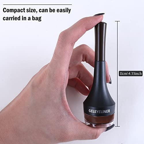 Boobeen Eyeliner Waterproof Gel Eyeliner Smudge-Proof Eye Liner Gel Makeup High Pigment Eye Makeup Set Easy To Apply Long-Lasting For All Day #TOP5