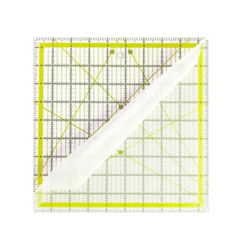 Règles de couture en acrylique transparent Lot de 6 pour patchwork