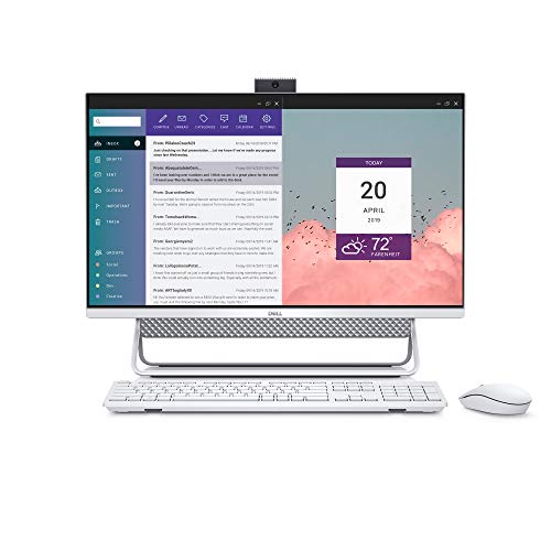 Dell Inspiron 7700 AIO Desktop, 27-inch FHD Infinity Touchscreen All in One - Intel Core i7-1165G7, 12GB 2666MHz DDR4 RAM, 1TB HDD + 256GB SSD, Iris XE Graphics, Windows 10 Home- Silver (Latest Model)