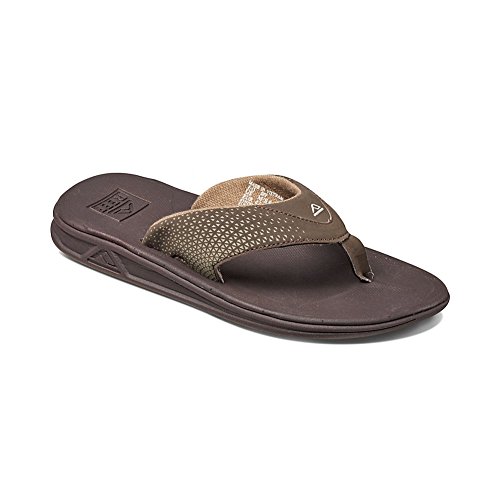 Image of Reef Rover Mens Flip Flop, Supportive & Ultra Soft Footbed, Durable Non Marking Outsole