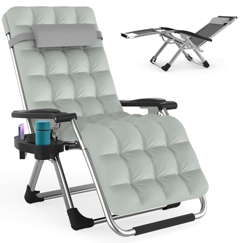 Zero Gravity Stoel vervangende stof met bungeekoord kit, 17 inch brede reparatiedoek met vervangend koord voor anti-zwaartekracht stoelen, outdoor fauteuil, patio lounge stoel gazon strand sling