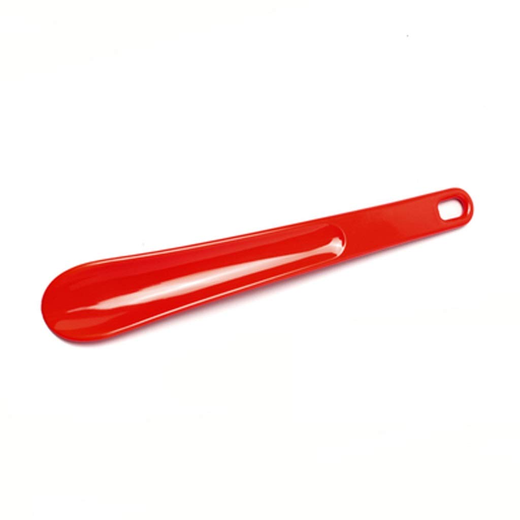 Chausse-pied ergonomique 26cm rouge qui évite de plier l'arrière des chaussures