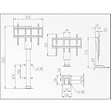 TV Stand,tv Wall Mount Motorized TV Lift, Automatic Lift TV Bracket for Home Office, Fits 24-42inch LED Screen Display, Motorized TV Mount with Remote Control and Memory Sett - Image 2